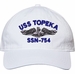 USS Topeka SSN-754 with Dolphins Unstructured Dad Cap