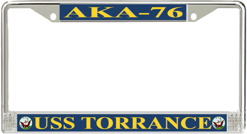 USS Torrance AKA-76 License Plate Frame