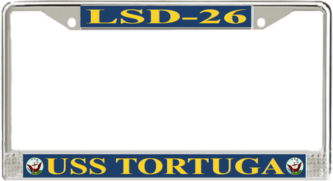 USS Tortuga LSD-26 License Plate Frame