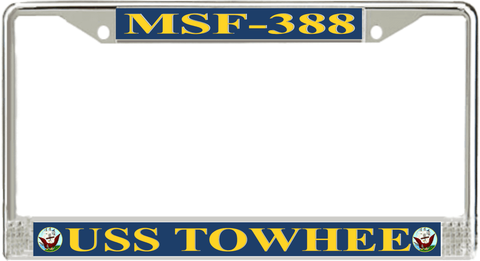 USS Towhee MSF-388 License Plate Frame