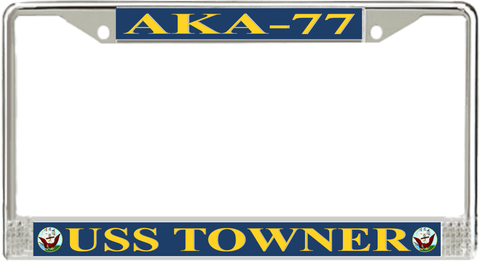 USS Towner AKA-77 License Plate Frame