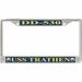 USS Trathen DD-530 License Plate Frame