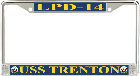 USS Trenton LPD-14 License Plate Frame