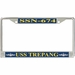 USS Trepang SSN-674 License Plate Frame
