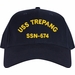 USS Trepang SSN-674 with Dolphins Text Only Custom Embroidered Cap