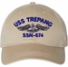 USS Trepang SSN-674 with Dolphins Unstructured Dad Cap