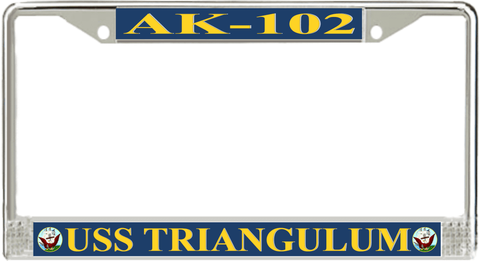 USS Triangulum AK-102 License Plate Frame