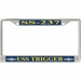 USS Trigger SS-237 License Plate Frame