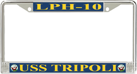 USS Tripoli LPH-10 License Plate Frame