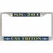 USS Triton SS-201 License Plate Frame