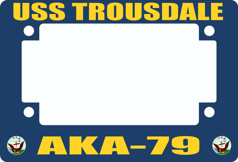 USS Trousdale AKA-79 Motorcycle Frame