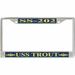USS Trout SS-202 License Plate Frame