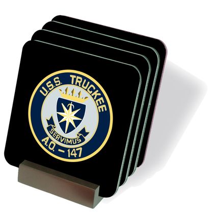 USS Truckee AO 147 Coasters - Set of 4