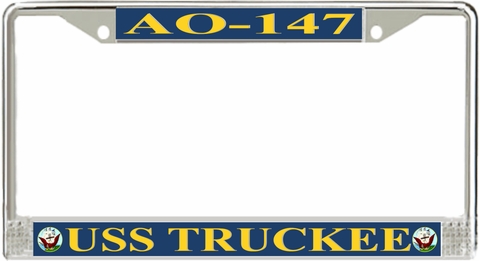 USS Truckee AO-147 License Plate Frame