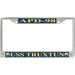 USS Truxtun APD-98 License Plate Frame