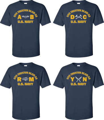 USS TRUXTUN DLGN-35 Rates Apparel