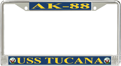 USS Tucana AK-88 License Plate Frame