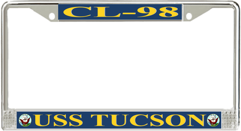 USS Tucson CL-98 License Plate Frame