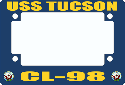 USS Tucson CL-98 Motorcycle Frame