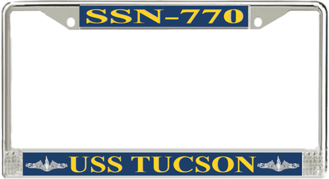 USS Tucson SSN-770 License Plate Frame