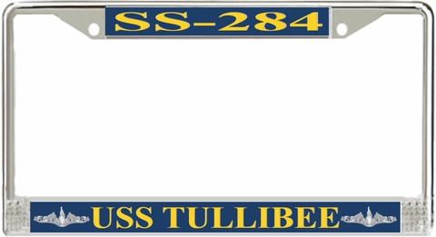 USS Tullibee SS-284 License Plate Frame