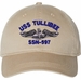 USS Tullibee SSN-597 with Dolphins Unstructured Dad Cap