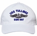 USS Tullibee SSN-597 with Dolphins Unstructured Dad Cap