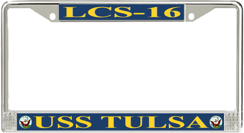 USS Tulsa LCS-16 License Plate Frame