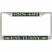 USS Tunny SSN-682 License Plate Frame