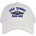 USS Tunny SSN-682 w/Blue Water Dolphins Embroidered Cap