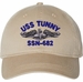 USS Tunny SSN-682 with Dolphins Unstructured Dad Cap