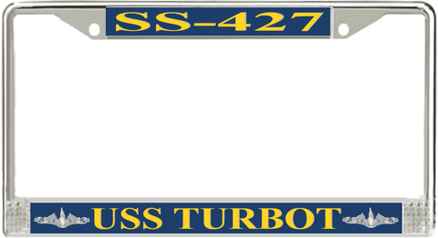 USS Turbot SS-427 License Plate Frame
