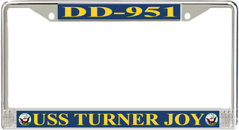 USS Turner Joy DD-951 License Plate Frame