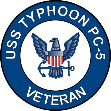 USS Typhoon PC-5 Veteran Decal Sticker
