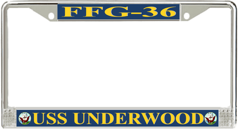 USS Underwood FFG-36 License Plate Frame
