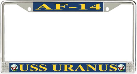 USS Uranus AF-14 License Plate Frame