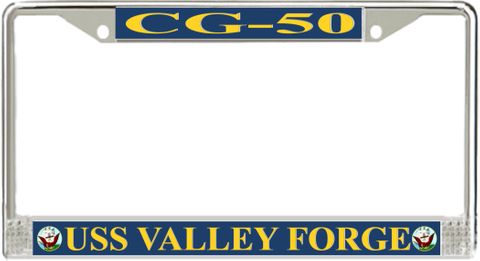 USS Valley Forge CG-50 License Plate Frame