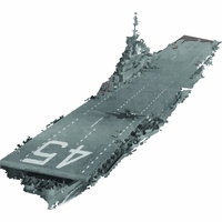 USS Valley Forge CV-45 Merchandise Thumbnail Illustration