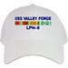 USS Valley Forge LPH-8 with Vietnam Service Ribbons Embroidered Cap