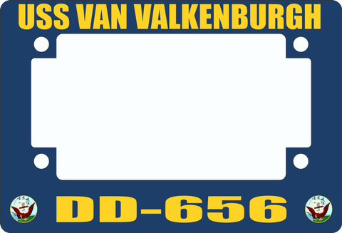 USS Van Valkenburgh DD-656 Motorcycle Frame