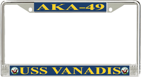 USS Vanadis AKA-49 License Plate Frame