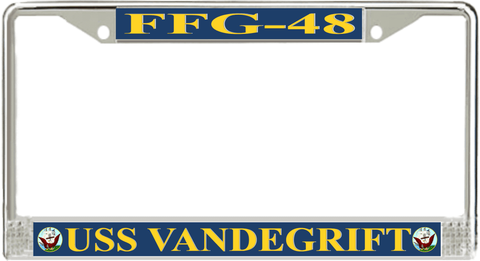 USS Vandegrift FFG-48 License Plate Frame