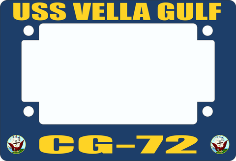 USS Vella Gulf CG-72 Motorcycle Frame
