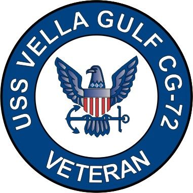 USS Vella Gulf CG-72 Veteran Decal Sticker