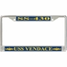 USS Vendace SS-430 License Plate Frame