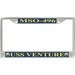 USS Venture MSO-496 License Plate Frame