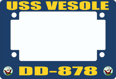 USS Vesole DD-878 Motorcycle Frame