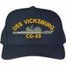 USS Vicksburg CG-69 Custom Embroidered Cap