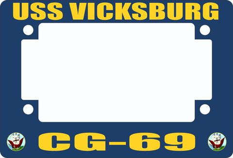 USS Vicksburg CG-69 Motorcycle Frame