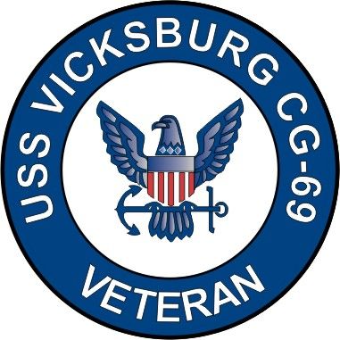 USS Vicksburg CG-69 Veteran Decal Sticker
